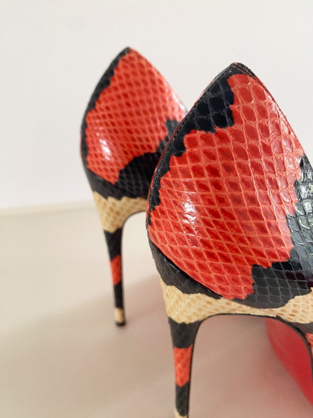 Christian Louboutin Snakeskin So Kate 120 Pumps Heels 38 - Picture 8 of 12